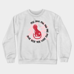 Chinese year of the monkey Crewneck Sweatshirt